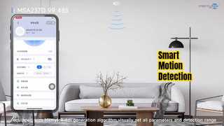 Интеллектуальный детектор движения RS485 для скрытого монтажа, 24 ГГц