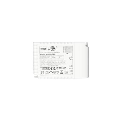 35W CC 500mA to 900mA DALI2 dimmable slim LED current driver with 5-year warranty